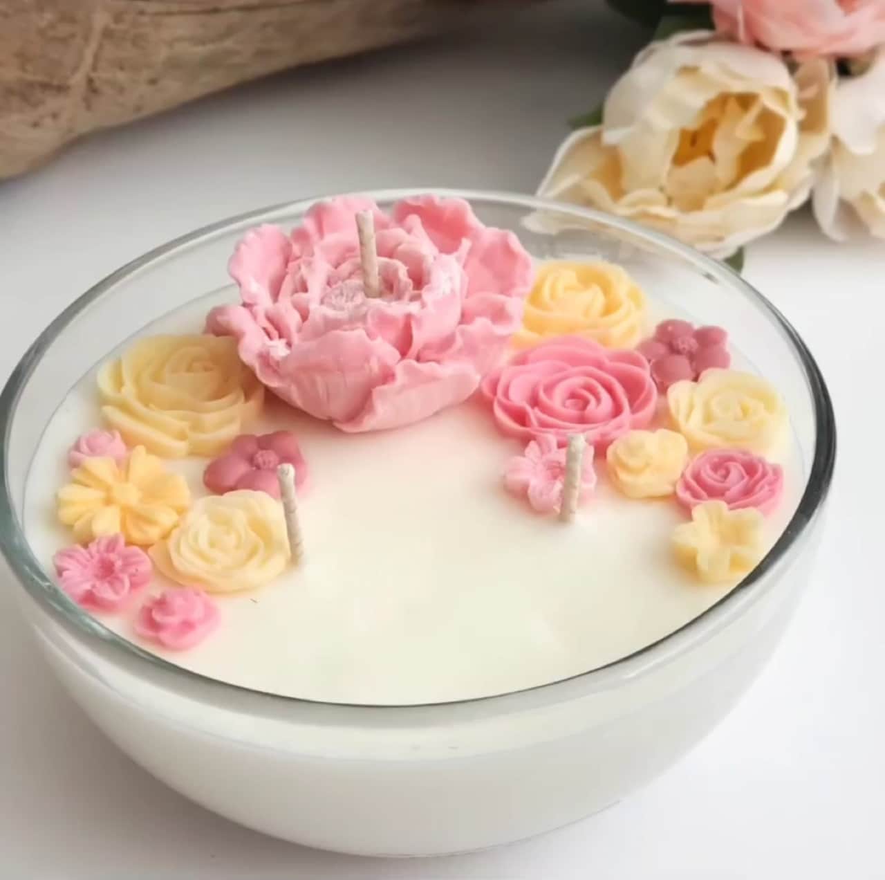Deluxe Floral Designer Soy Candle